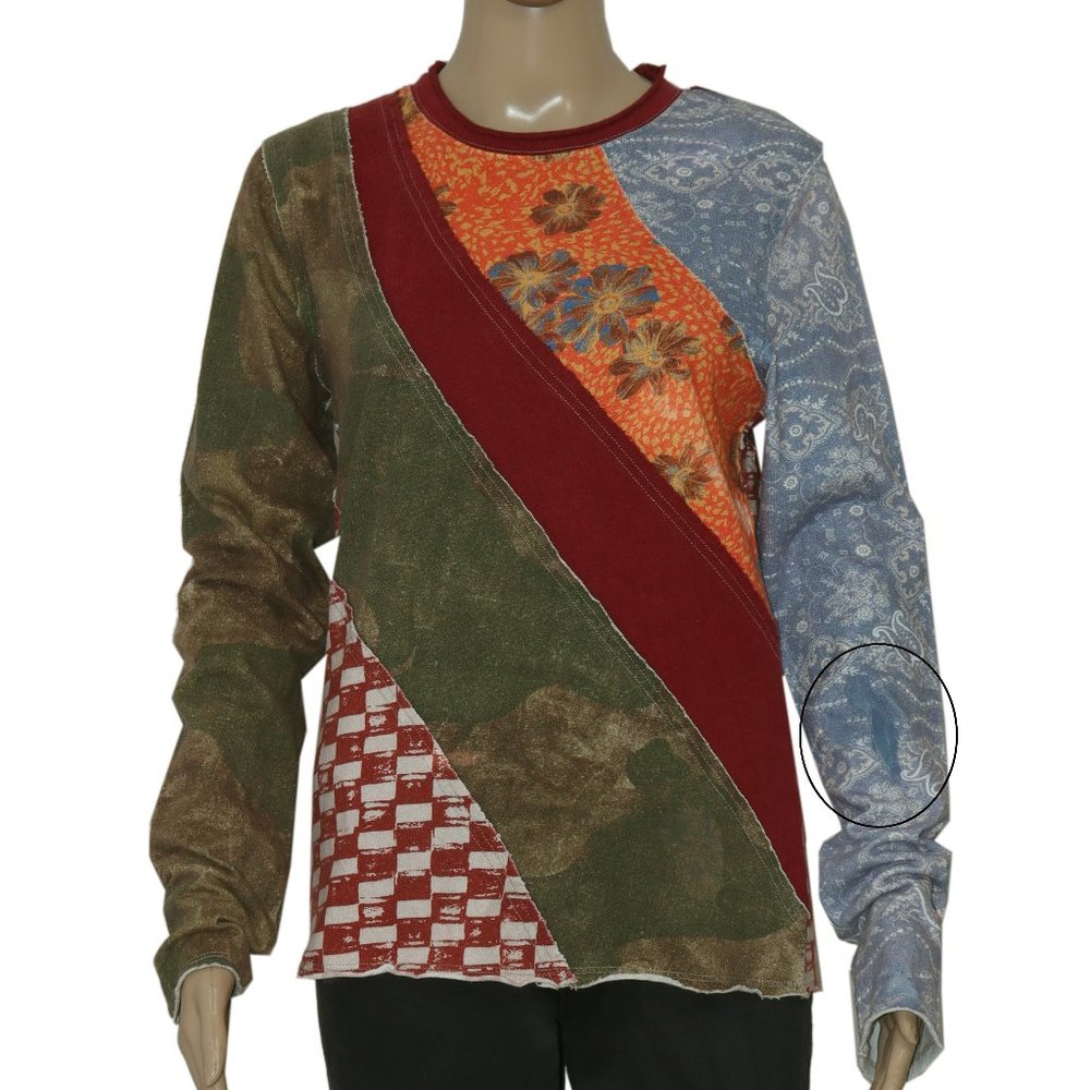 Free People Weekday Night Tee We The Free Printed Ladies Top S NWD - Picture 3 of 8